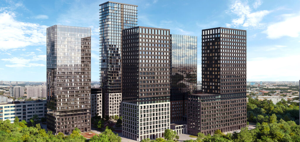 1-комнатные апартаменты 40 м2, 3-й этаж