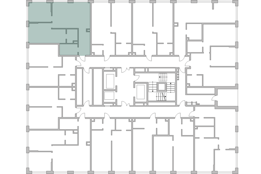 3-комнатные апартаменты 65 м2, 20-й этаж