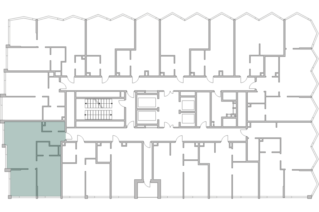 3-комнатные апартаменты 65 м2, 22-й этаж